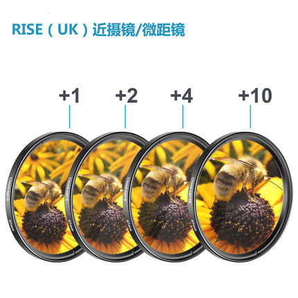 RISE(UK)37/40.5/46/49/52/55/58/62/67/72/77/82mm 近摄镜微距镜