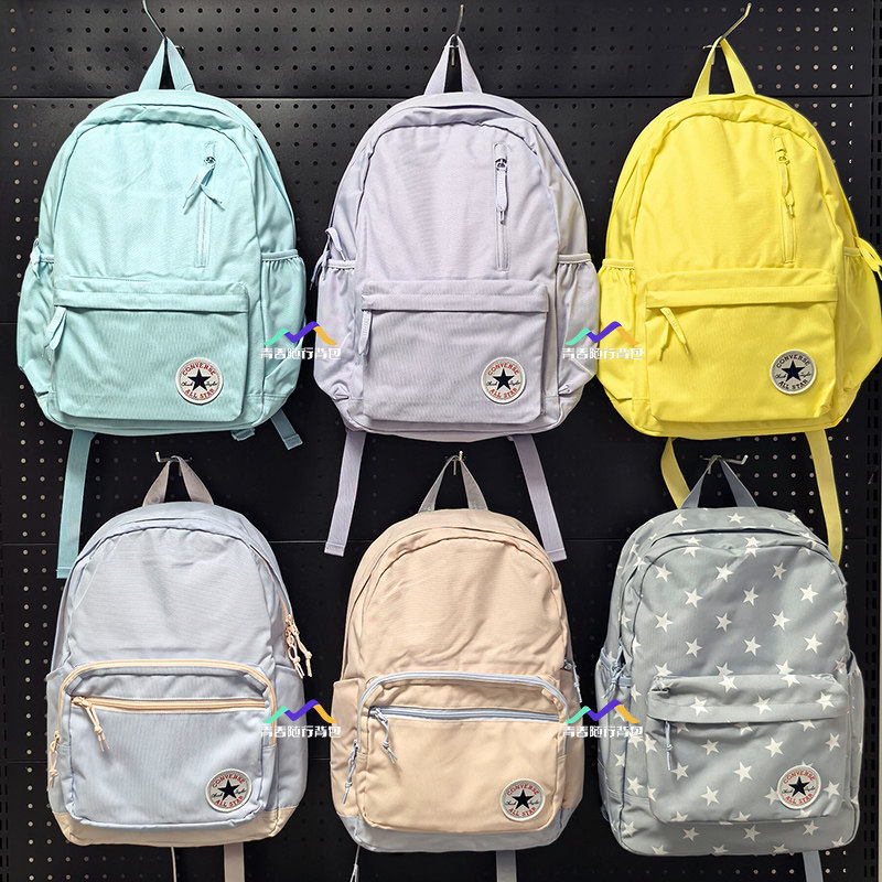 匡威书包女双肩包正品converse背包初中生高中生男红色电脑包旅行