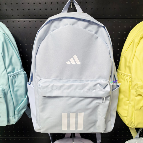 新款阿迪达斯蓝色双肩包