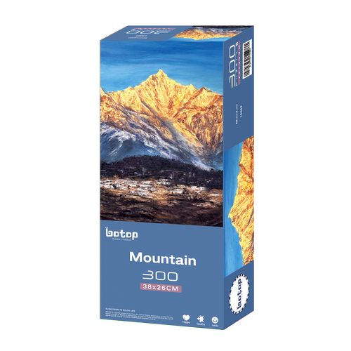 botop 日照金山 300片黑卡闪彩膜儿童6岁以上拼图高难度益智玩具