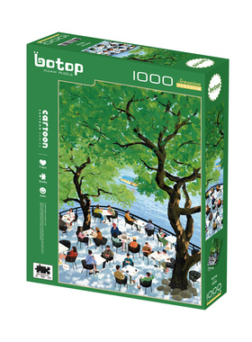 botop新品spring1000片拼图高颜值插画成人益智减压拼装玩具礼物