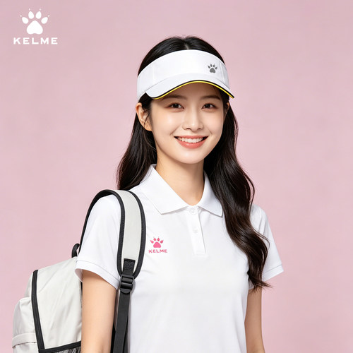 卡尔美防晒帽遮阳空顶帽青少年