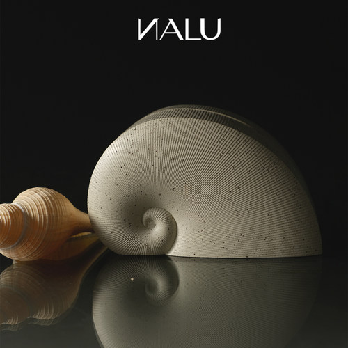 NALU那路海螺纸巾盒泼墨工艺客厅抽纸盒艺术高档创意高级桌面摆件