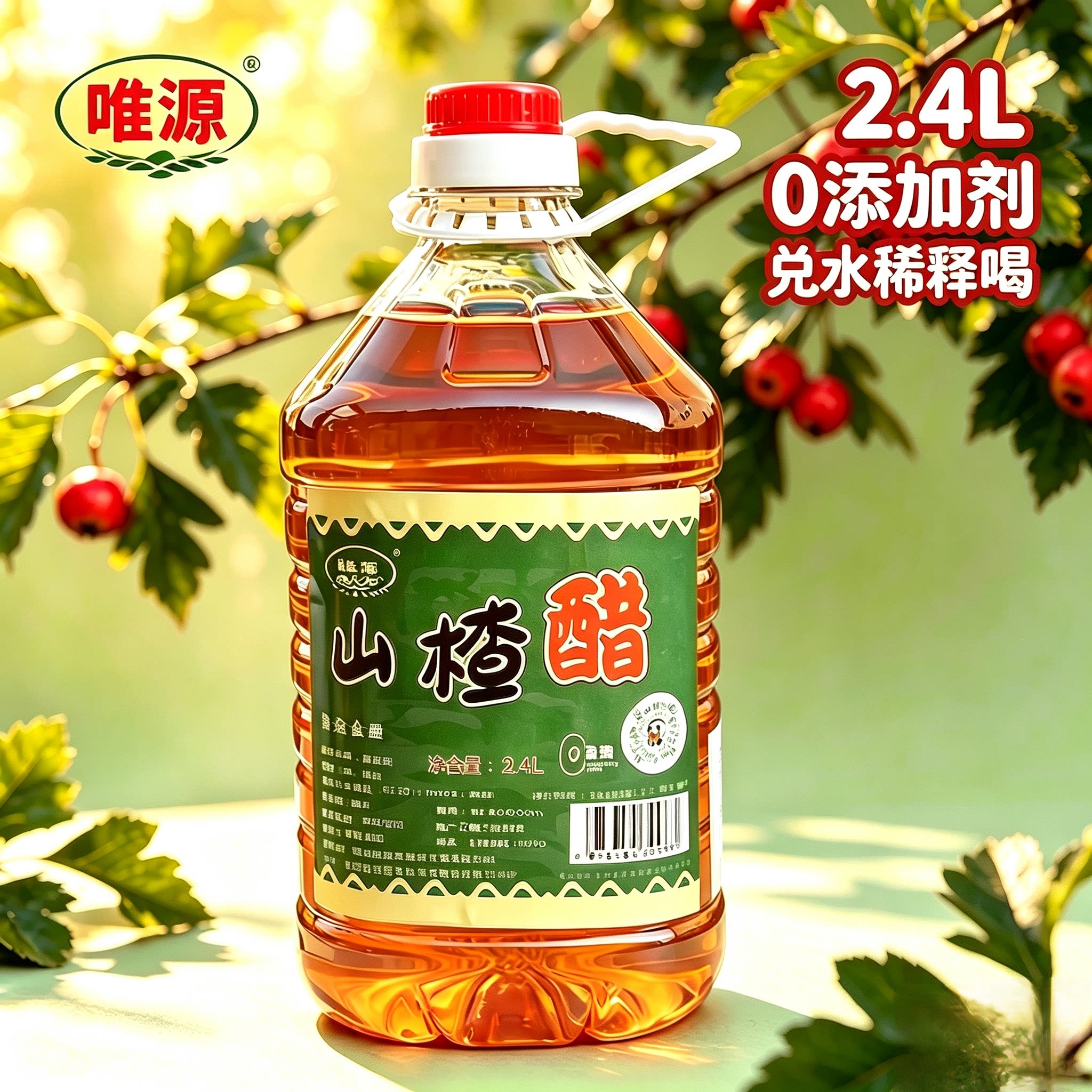 山楂醋大桶5斤果醋酿造醋非饮料