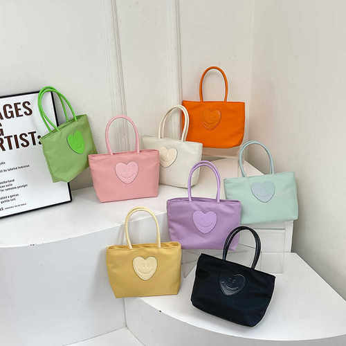 韩国ins小众尼龙迷你上班小拎包可爱手提包环保布袋小包手机包女