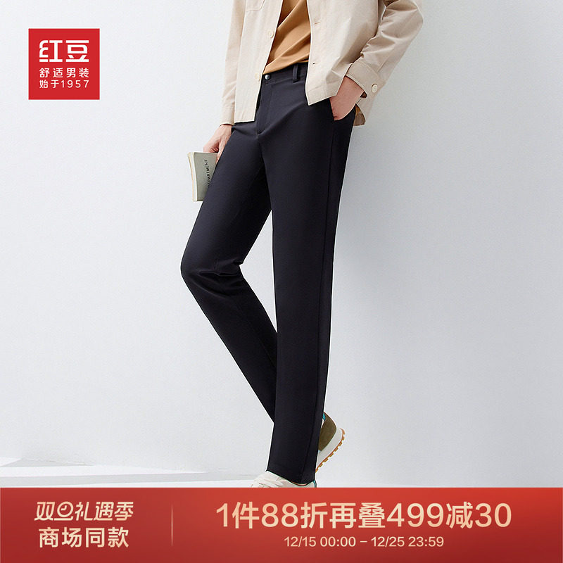 红豆舒适加1休闲裤男裤