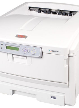 OKI c8650 8600 8800 810 830铜版纸不干胶厚纸A3彩色激光打印机