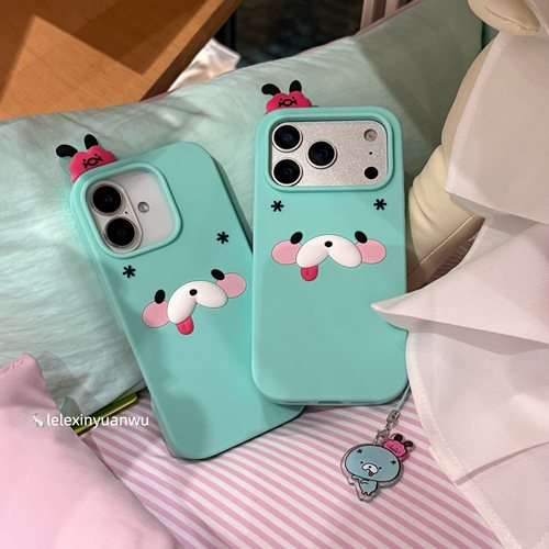 乐乐心愿屋 古早版！僵尸兔日本小众卡通适用iPhone17promax手机壳苹果16pro软硅胶套防摔ins风韩国小众可爱