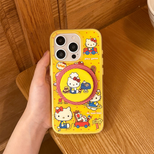 《黄色系Kitty》磁吸支架iPhone
