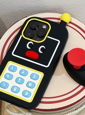 @乐乐心愿屋 Pingu企鹅复古大哥大适用iPhone17pro手机壳苹果16promax全包硅胶1543防摔卡通可爱小众15plus女