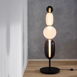 捷克进口Bomma 饰灯创意灯 Pebbles现代简约玻璃球落地灯客厅装