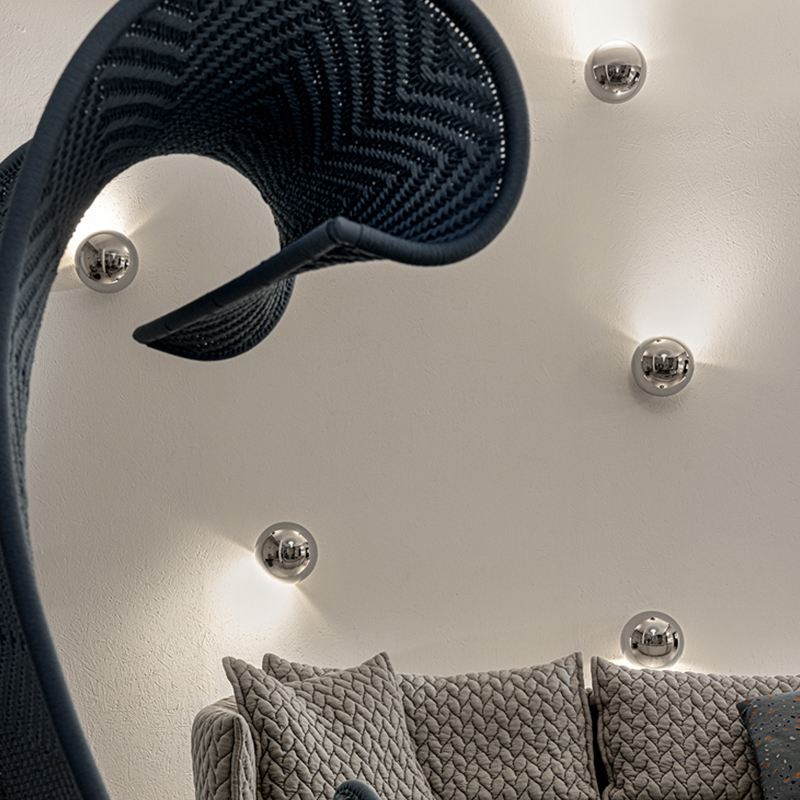 意大利进口catellani&smith Sfera W现代极简客厅楼梯装饰LED壁灯