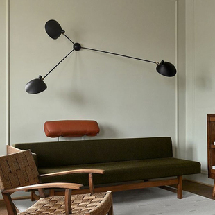 国原装 Mouille现代简约轻奢别墅客厅餐厅大气壁灯 进口Serge