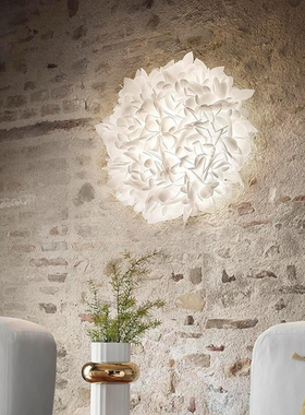 意大利进口 Slamp Veli玄关卧室客厅简约现代叶子花瓣吸顶灯