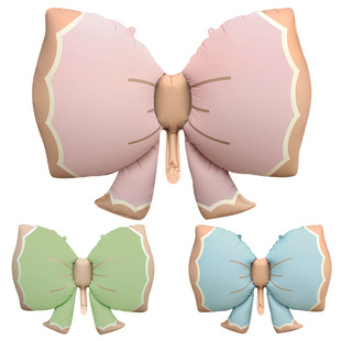 新款 Ins风哑光奶油色系六瓣雏菊铝膜气球 外景拍照道具生日装饰