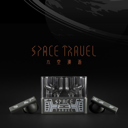 水月雨太空漫游 套装特别版TWS真无线HiFi音质入耳式蓝牙降噪耳机