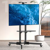 可移动电视机支架落地挂架适用于小米创维海信一体机架子带轮推车