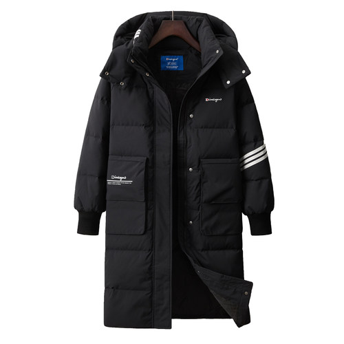 DIMALEGEND新款女士时尚加厚保暖长款连帽羽绒服F22538002