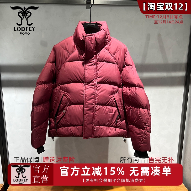 龙达飞【时尚系列】青年男士时尚立领高g重加厚款羽绒服外套16715