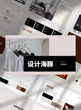 【Schone】PPT中文模板keynote极简项目推广课件素材有配图字体