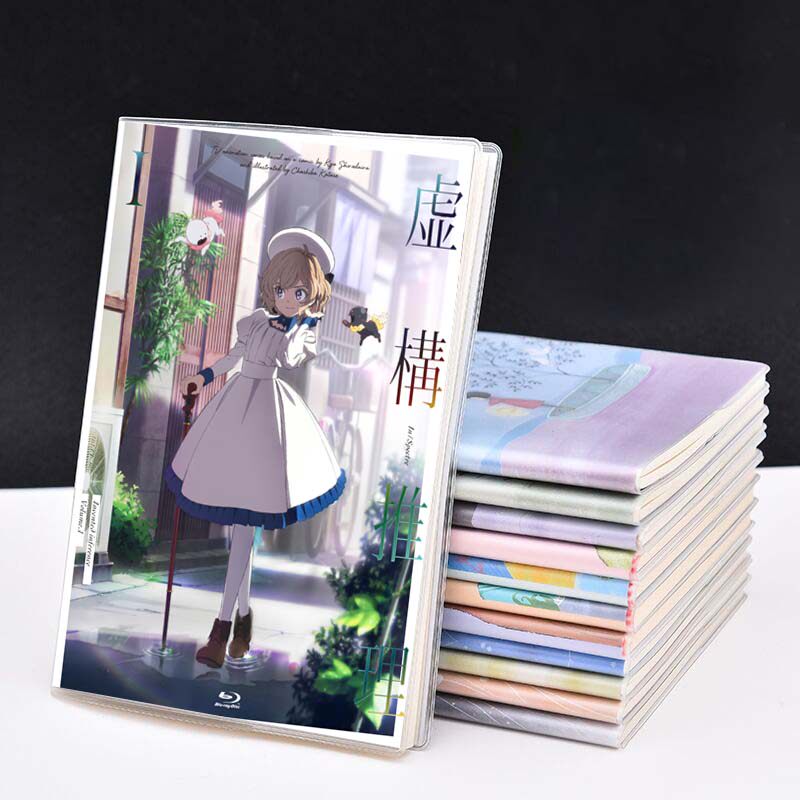 虚拟推理动漫周边胶套笔记本子作业本日记本摘抄本卡通可爱少女