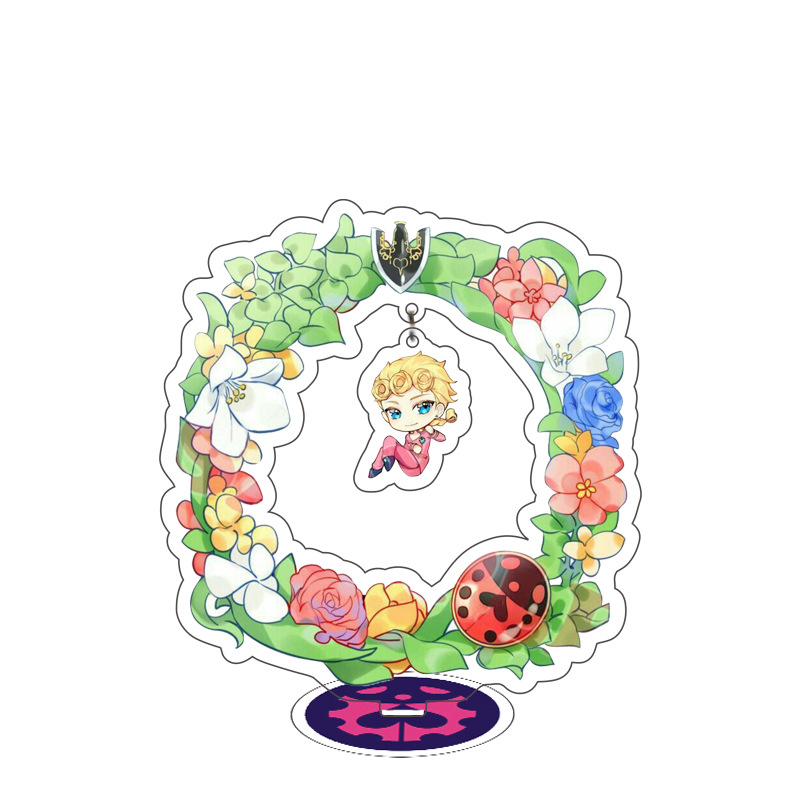 【双层双面】动漫立牌JOJO立牌的奇妙冒险 黄金之风双面花环摆件