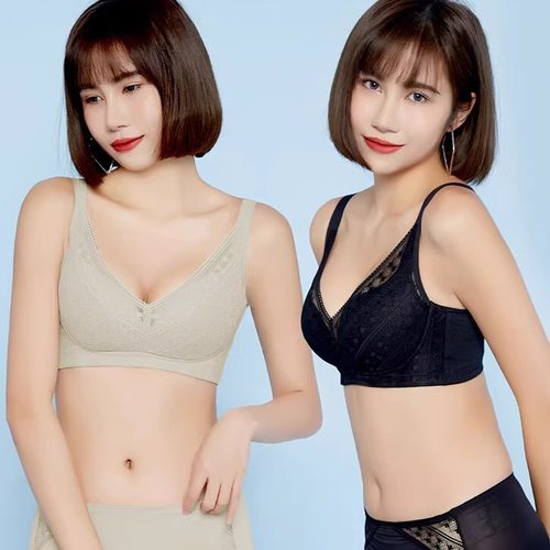 若曼莎薄款大胸显小无钢圈文胸
