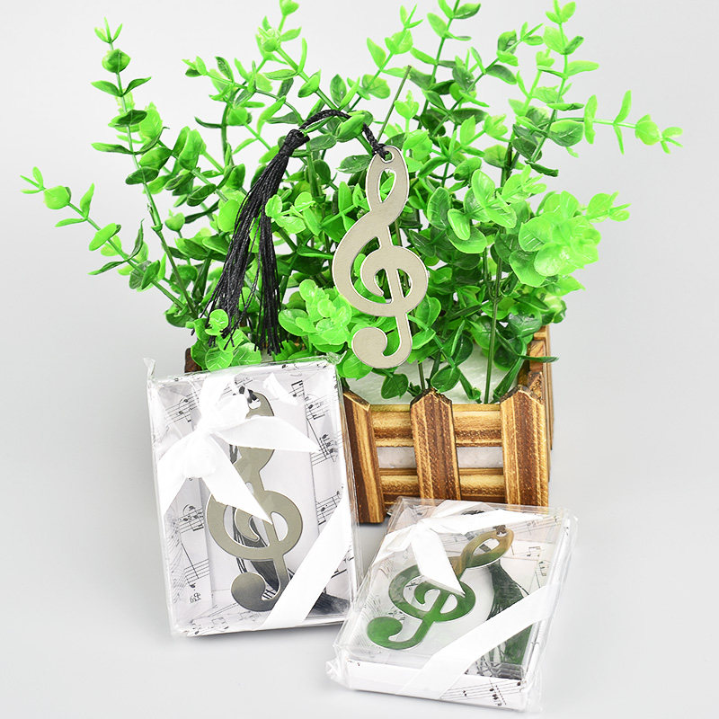 音乐书签饰品音乐文具高音谱号书签音符书签音符挂件高音谱号挂件