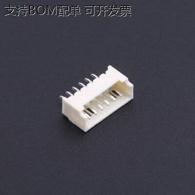 1.25-6A线对板针座x6P