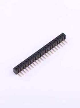 CSFB102-2002A001R1AC 排母 1x20P 间距:2mm 弯插 插件,P=2mm