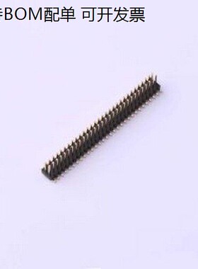 X1321WVS-2x30J-C40D53 排针 2x30P 间距:1.27mm 方针 SMD,P=1.27
