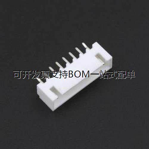 TJC3D-8A 线对板针座 1x8P 间距:2.5mm 直插 插件,P=2.5mm
