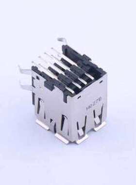 UB1112C-8FDH-4F USB连接器 Type-A 母 弯插 插件