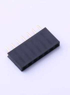 DM254R-11-07-85 排母 间距:2.54mm 1x7P 直插 插件,P=2.54mm