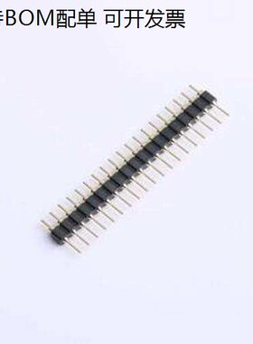 XDZ254C-1-19-Z-3.0-G1 排针 1x19P 间距:2.54mm 圆针 直插 插件,