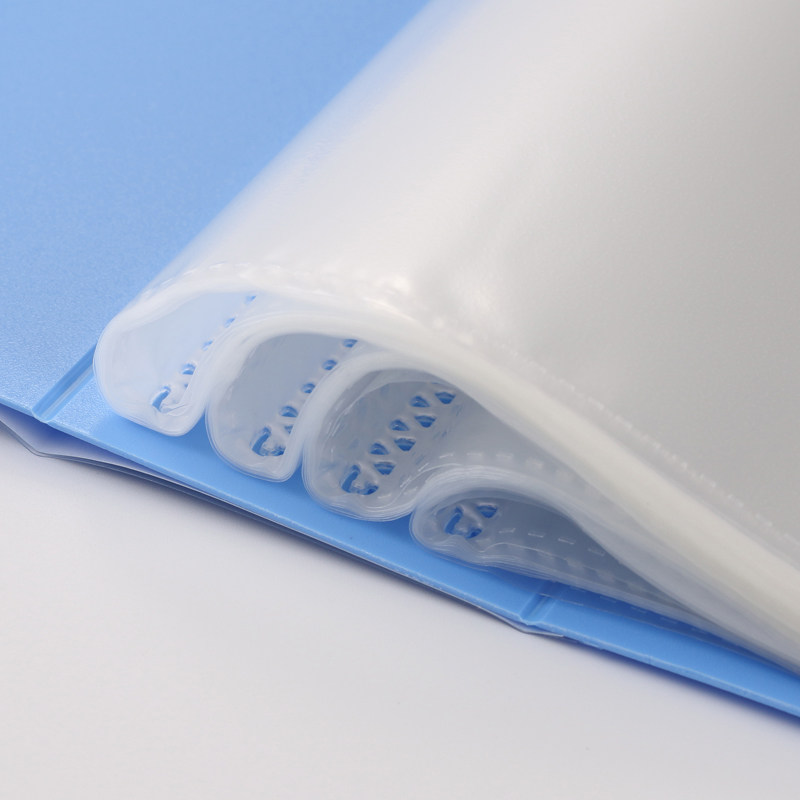 루스리프 정보 책자 두꺼운 다층 A4 삽입 파일 상자 루스리프 시험지 삽입 보관 가방 200페이지 정보 책