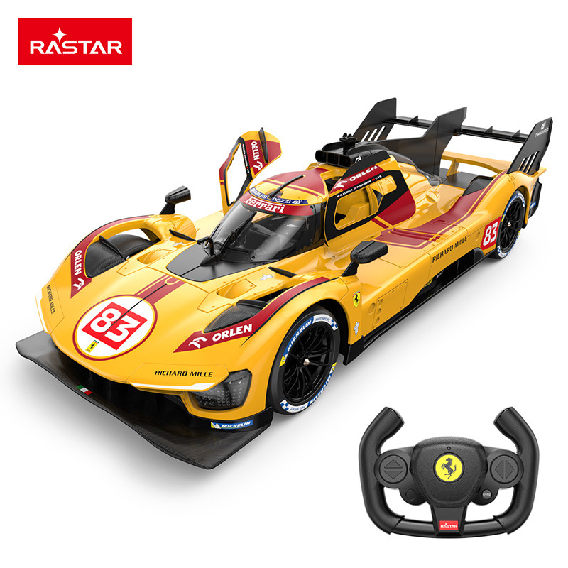 RASTAR星辉法拉利499P遥控汽车1:14电动漂移勒芒赛车儿童玩具跑车