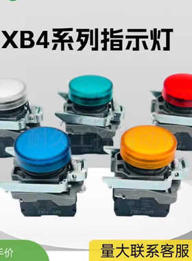 XB4指示灯XB4BVM1 XB4BVM3 XB4BVM4 XB4BVM5M6 XB4-BVM13456 220V