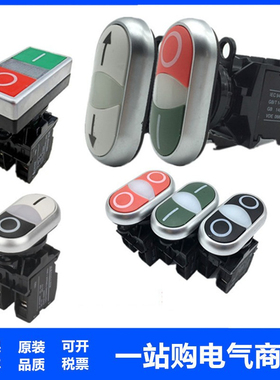 LAK LA42H-11 BW双键按钮 LA42HD-11 天长逸江带灯  CJK22-22BD