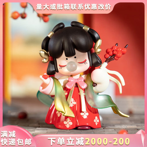 新款若来诗词歌赋盲盒惊喜潮玩手办公仔桌面摆件装饰厂家直销批发