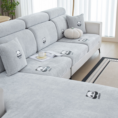 雪尼尔沙发笠套坐垫保护套