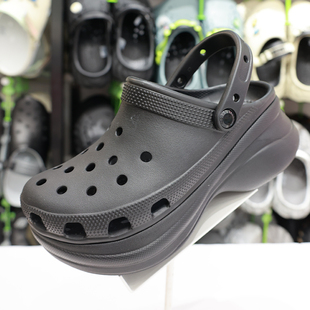 老爹鞋 crocs洞洞鞋 拖鞋 复古小鲸鱼厚底沙滩凉鞋 206302 卡骆驰女鞋