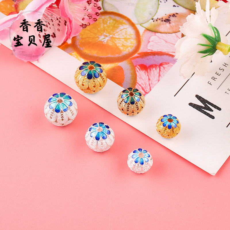 景泰蓝镂空球珠隔珠 diy手工景泰蓝配饰掐丝材料耳饰吊坠串珠材料,饰品/流行首饰/时尚饰品新,其他DIY饰品配件,淘宝优惠券,粉丝福利购,淘宝优惠卷