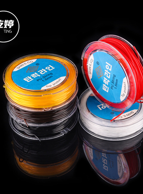 进口透明水晶弹力线 串珠绳弹力圆绳红色佛珠松紧线diy手工手链线