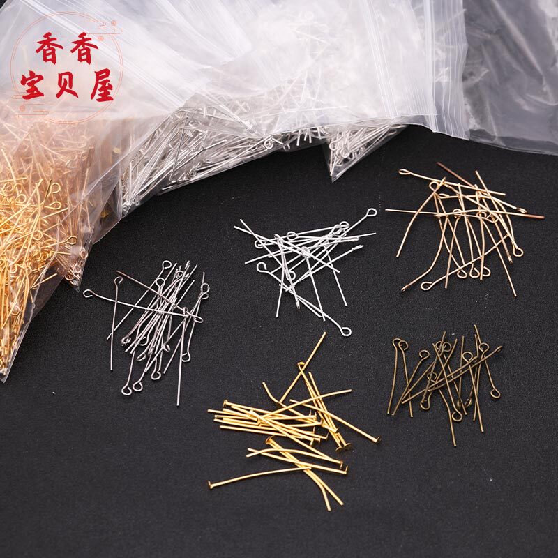 9 모양의 바늘 납작한 바늘 액세서리 DIY 수제 보석 재료 팔찌 목걸이 인터페이스 납작한 바늘 액세서리 구슬 바늘
