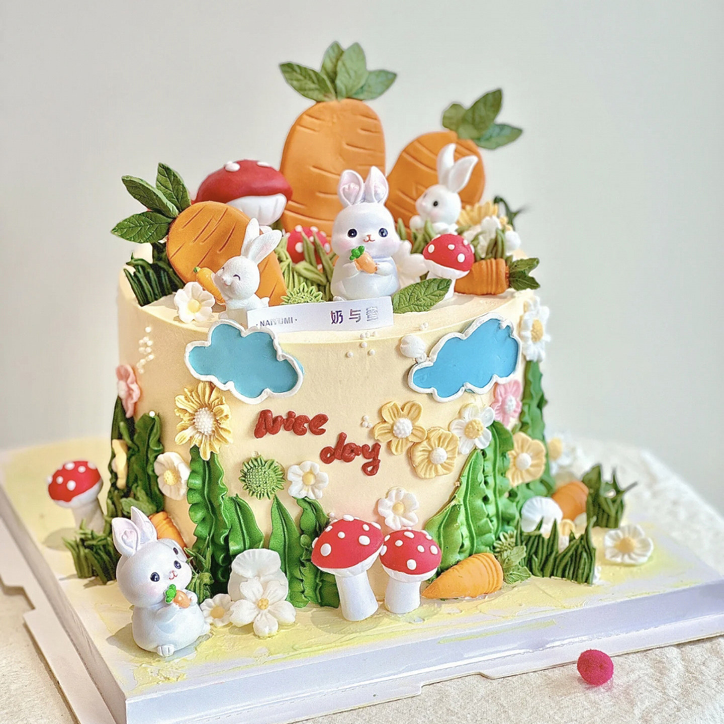 网红烘焙蛋糕装饰摆件卡通小兔子胡萝卜蘑菇可爱生日派对甜品插件,节庆用品/礼品,蛋糕/烘焙装饰用品,淘宝优惠券,粉丝福利购,淘宝优惠卷