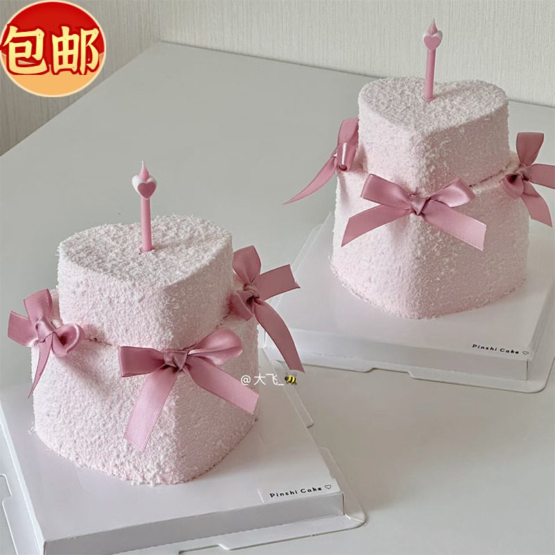 包邮网红ins风韩系芭蕾风蛋糕装饰丝带蝴蝶结仙女爱心生日蜡烛,节庆用品/礼品,蛋糕/烘焙装饰用品,淘宝优惠券,粉丝福利购,淘宝优惠卷