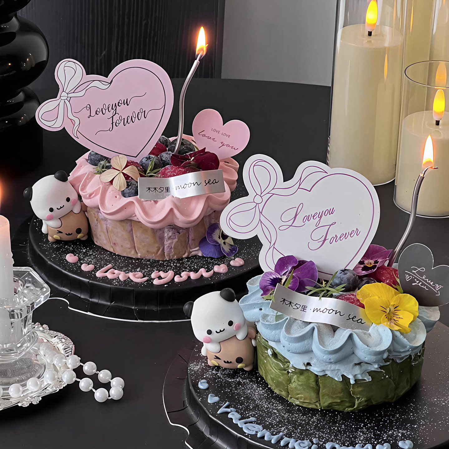 包邮网红2.14情人节蛋糕装饰摆件卡通一二布布蝴蝶结爱心卡片插件,节庆用品/礼品,蛋糕/烘焙装饰用品,淘宝优惠券,粉丝福利购,淘宝优惠卷