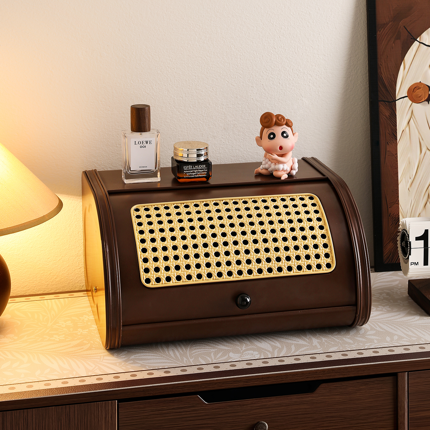 中古风玄关装饰摆件钥匙收纳盒