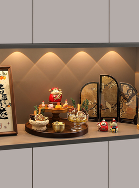 新中式家居玄关氛围乔迁仪式布置